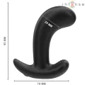 Chandler Anal Plug 10 Vibrationen Schwarz mit Fernbedienung von Intense Anal Toys