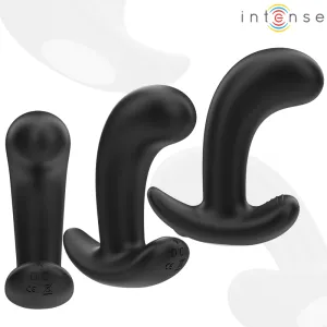 Chandler Anal Plug 10 Vibrationen Schwarz mit Fernbedienung von Intense Anal Toys