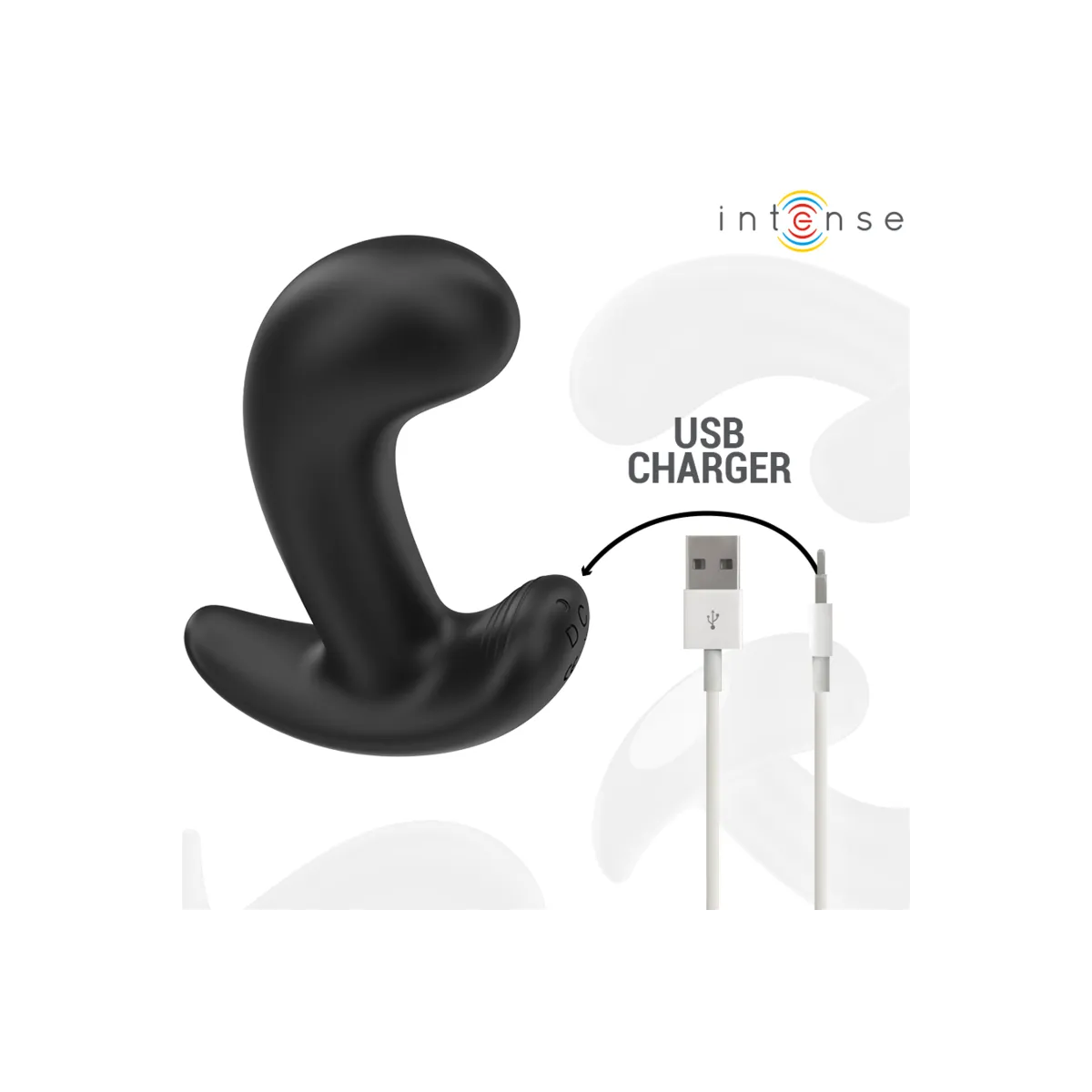 Chandler Anal Plug 10 Vibrationen Schwarz mit Fernbedienung von Intense Anal Toys | Fesselliebe.de