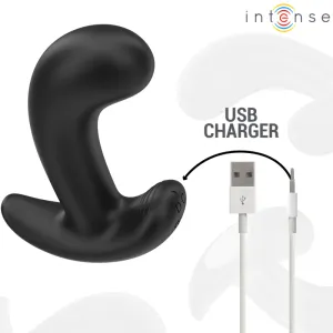 Chandler Anal Plug 10 Vibrationen Schwarz mit Fernbedienung von Intense Anal Toys