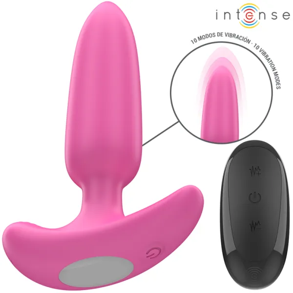 Ross Anal Plug 10 Vibrationen Rosa mit Fernbedienung von Intense Anal Toys | Fesselliebe.de