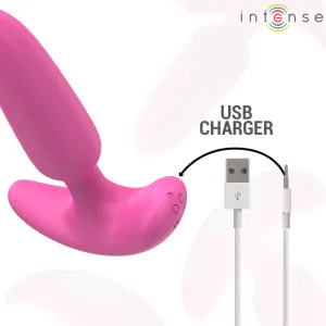 Ross Anal Plug 10 Vibrationen Rosa mit Fernbedienung von Intense Anal Toys