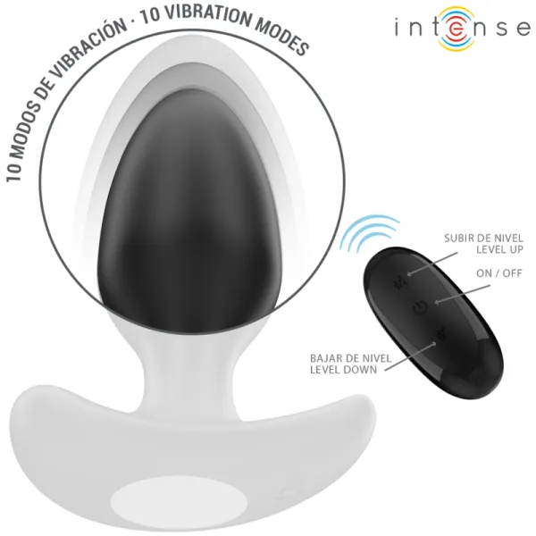 Joey Anal Plug 10 Vibrationen Schwarz mit Fernbedienung von Intense Anal Toys | Fesselliebe.de