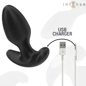 Joey Anal Plug 10 Vibrationen Schwarz mit Fernbedienung von Intense Anal Toys