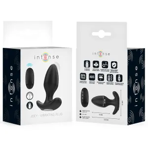 Joey Anal Plug 10 Vibrationen Schwarz mit Fernbedienung von Intense Anal Toys