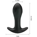 Schwarzer Analvibrator von Pretty Love