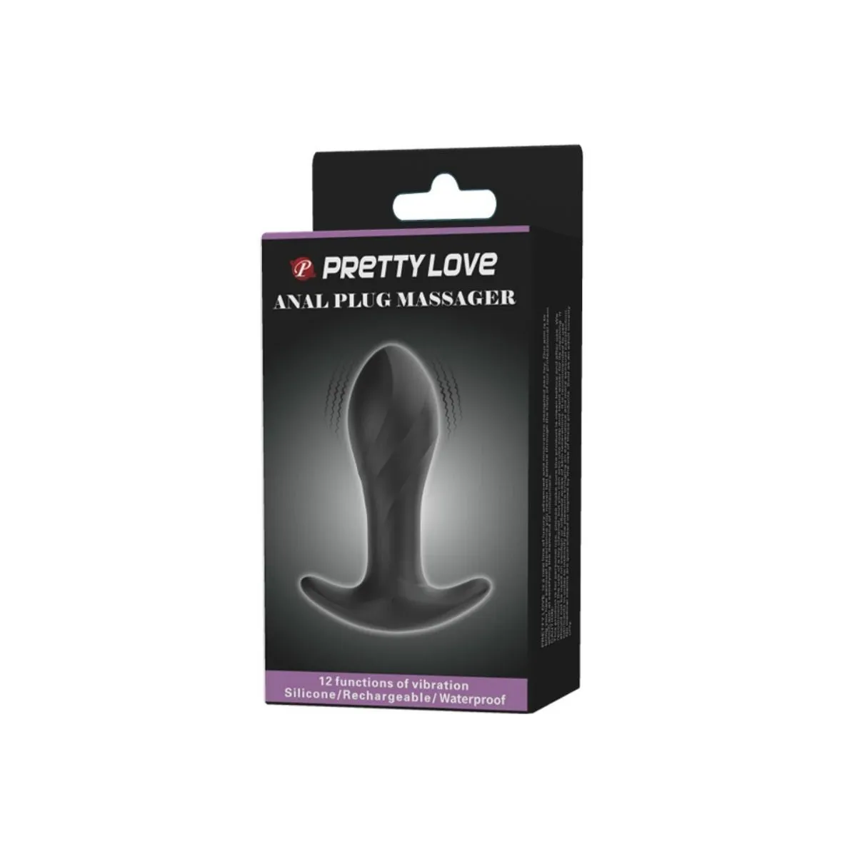 Schwarzer Analvibrator von Pretty Love | Fesselliebe.de