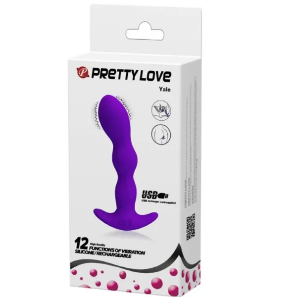 Anal Massager 12 Lila Vibrationsmodi von Pretty Love | Fesselliebe.de