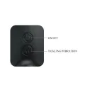 Wiederaufladbares Schwarzes Prostatamassager von Mr Play