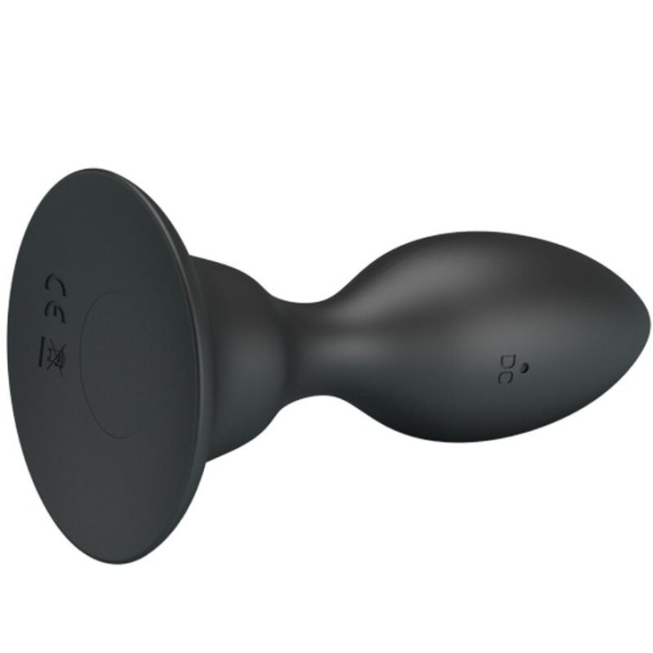 Analstecker mit Vibration, Schwarze mit Fernbedienung von Mr Play | Fesselliebe.de