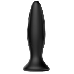 Wiederaufladbarer Schwarzer Vibrator Analsplug von Mr Play | Fesselliebe.de