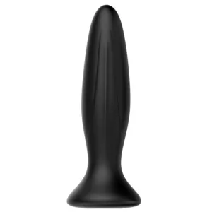 Wiederaufladbarer Schwarzer Vibrator Analsplug von Mr Play