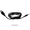 Wiederaufladbarer Schwarzer Vibrator Analsplug von Mr Play