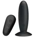 Analstecker mit Vibration, Schwarze mit Fernbedienung von Mr Play