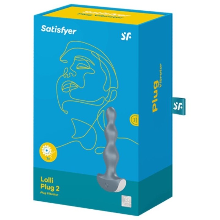 Lolli Plug 2 Vibrator Grau von Satisfyer Plugs | Fesselliebe.de
