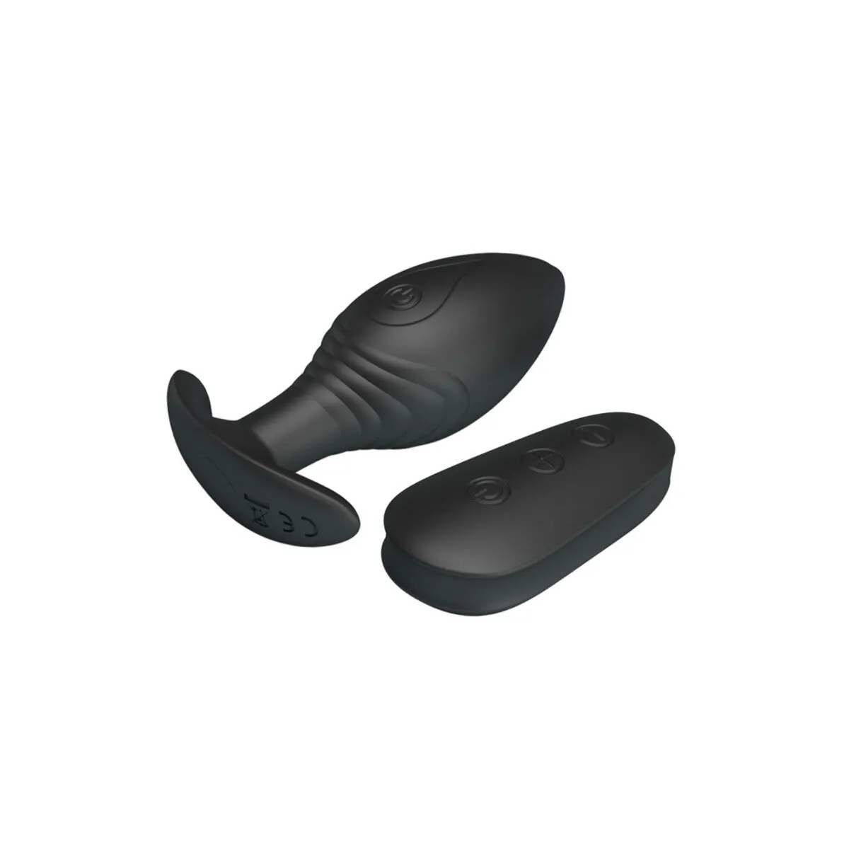 Regina Anal Plug wiederaufladbarer Vibrator Schwarz von Pretty Love Bottom | Fesselliebe.de