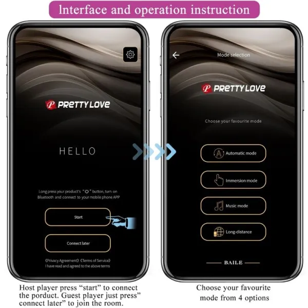 Jefferson App-Gesteuerter Analplug Schwarz von Pretty Love Bottom | Fesselliebe.de