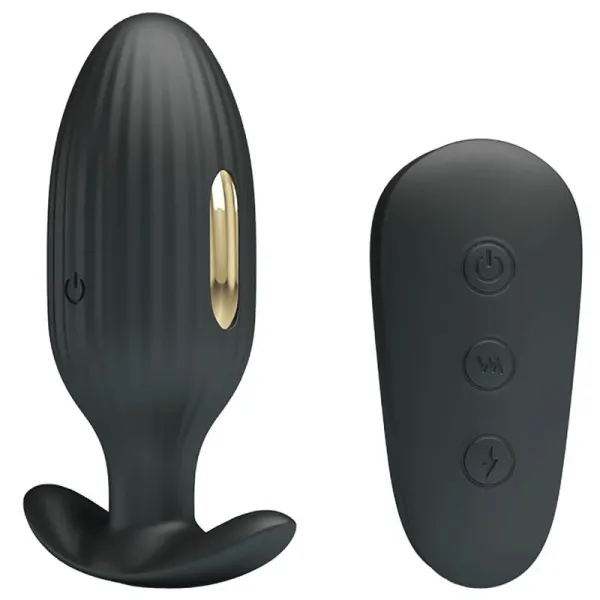 Kelly Plug Anal wiederaufladbarer Vibrator Schwarz von Pretty Love Bottom | Fesselliebe.de