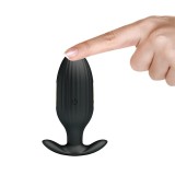 Kelly Plug Anal wiederaufladbarer Vibrator Schwarz von Pretty Love Bottom | Fesselliebe.de