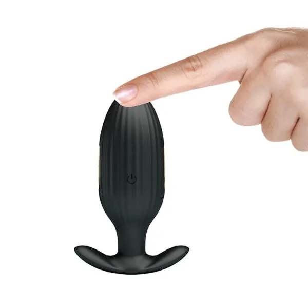 Kelly Plug Anal wiederaufladbarer Vibrator Schwarz von Pretty Love Bottom | Fesselliebe.de