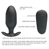 Kelly Plug Anal wiederaufladbarer Vibrator Schwarz von Pretty Love Bottom | Fesselliebe.de