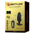Kelly Plug Anal wiederaufladbarer Vibrator Schwarz von Pretty Love Bottom