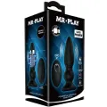 Leistungsstarker Vibrator mit Fernbedienung, Analstecker, Schwarz von Mr Play