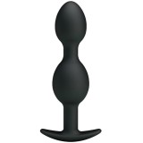Silikon Analkugeln 12,5 cm Schwarz von Pretty Love Bottom | Fesselliebe.de