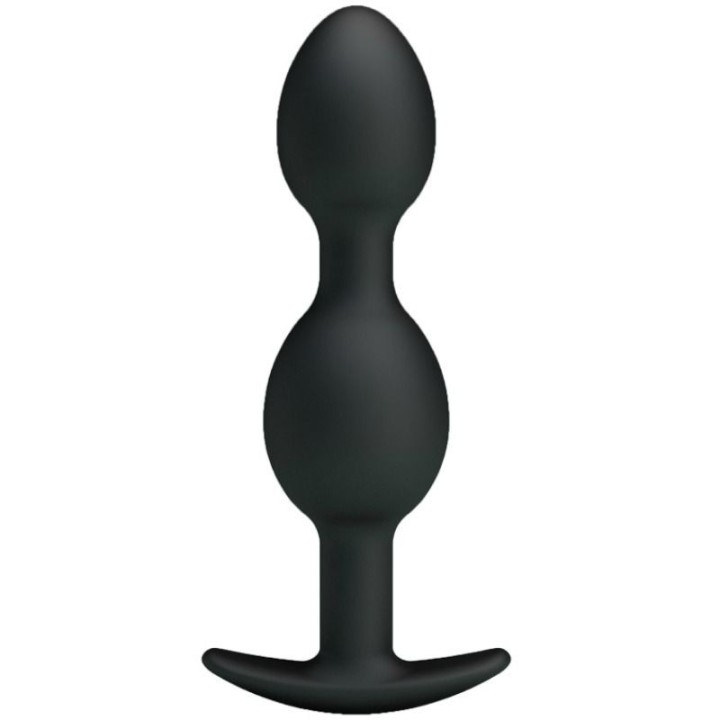 Silikon Analkugeln 12,5 cm Schwarz von Pretty Love Bottom | Fesselliebe.de