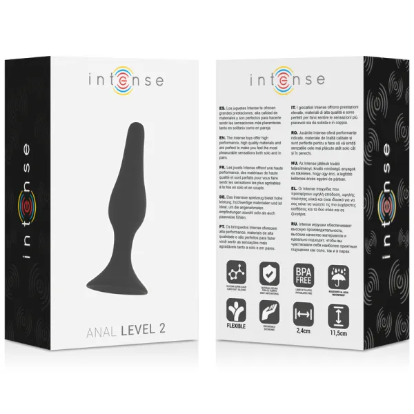 Anal Stufe 2 11,5cm Schwarz von Intense Anal Toys | Fesselliebe.de