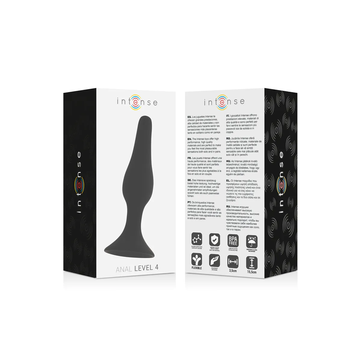 Anal Stufe 4 15,5 cm Schwarz von Intense Anal Toys | Fesselliebe.de