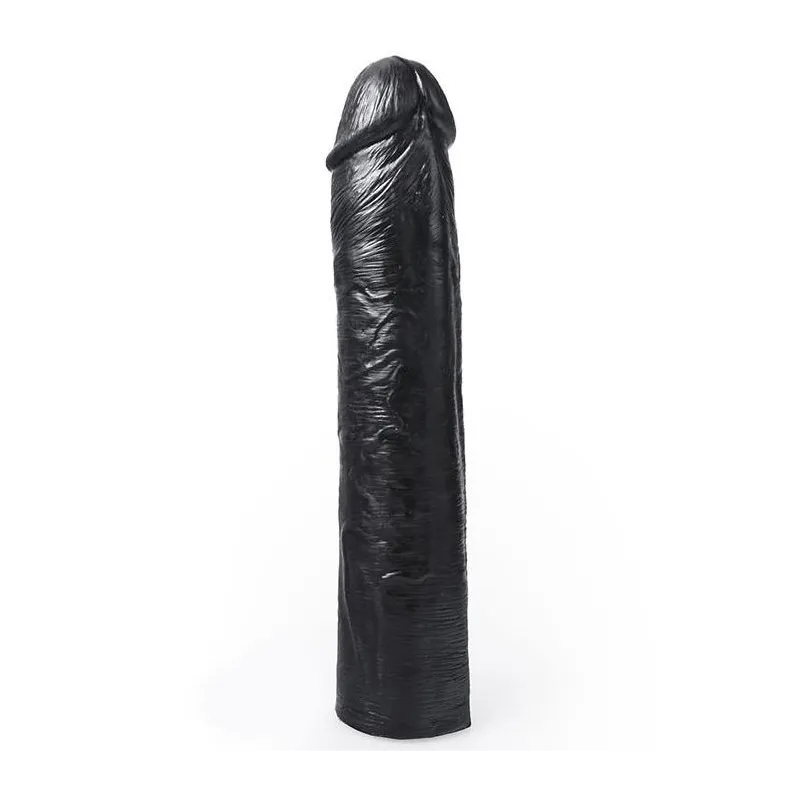 Realistischer Dildo Schwarz Farbe Benny 25,5 cm von Hung System | Fesselliebe.de