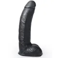 Realistischer Dildo Schwarz Farbe George 22 cm von Hung System