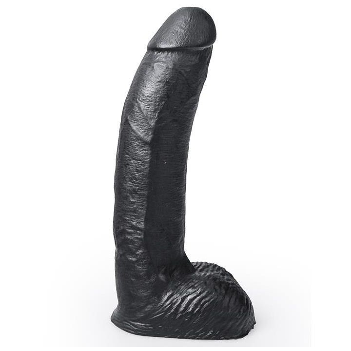 Realistischer Dildo Schwarz Farbe George 22 cm von Hung System | Fesselliebe.de