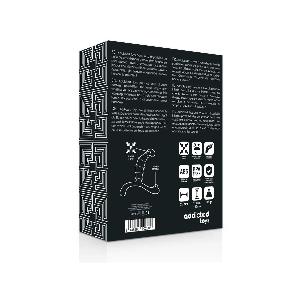 Prostata Analvergnügen Schwarz von Addicted Toys | Fesselliebe.de