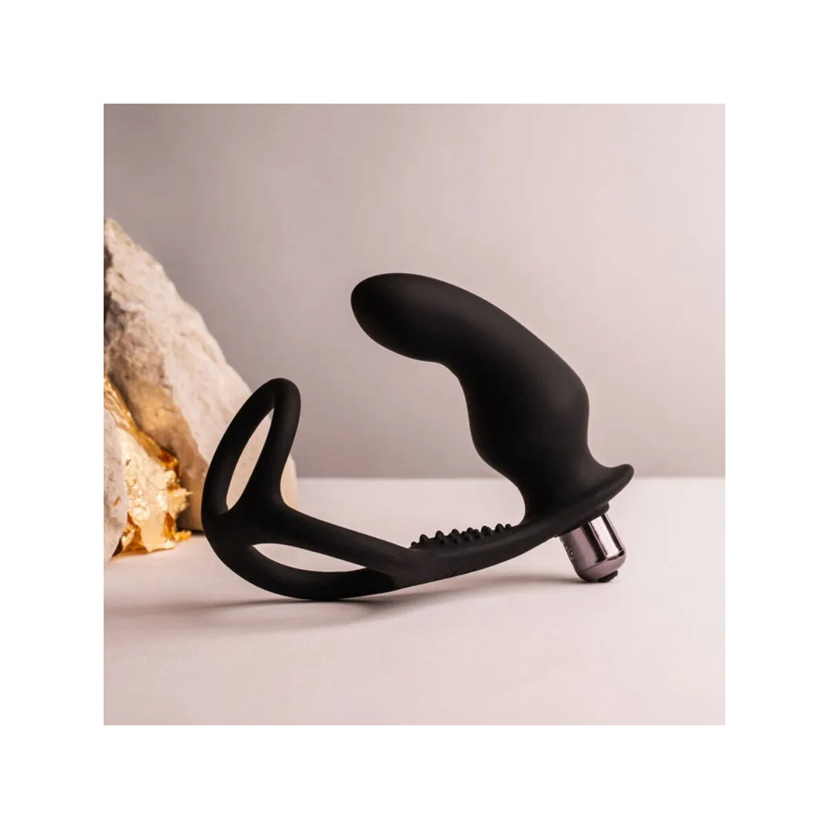 Ro-Zen Rro Anal Plug mit Vibrierendem Penisring Schwarz von Rocks-Off | Fesselliebe.de