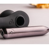 Ro-Zen Rro Anal Plug mit Vibrierendem Penisring Schwarz von Rocks-Off | Fesselliebe.de