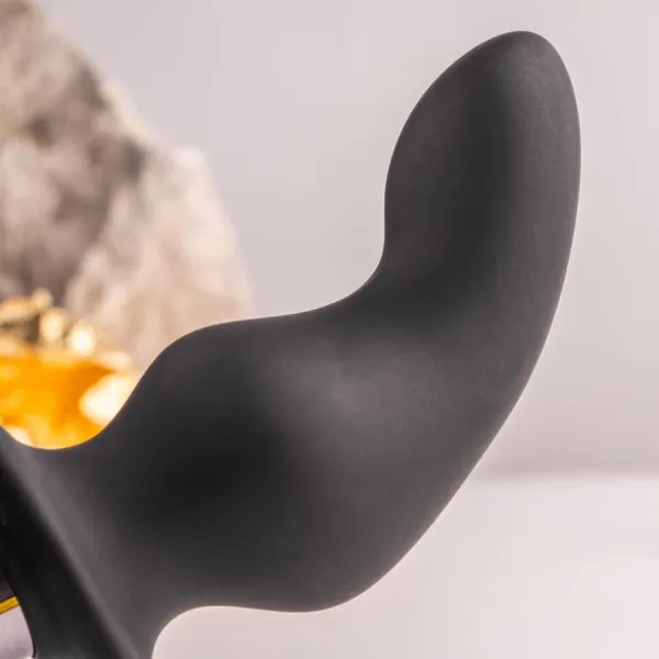 Ro-Zen Rro Anal Plug mit Vibrierendem Penisring Schwarz von Rocks-Off | Fesselliebe.de