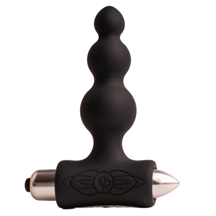 Petite Sensations Bubbles Anal Plug Vibrator Schwarz von Rocks-Off | Fesselliebe.de