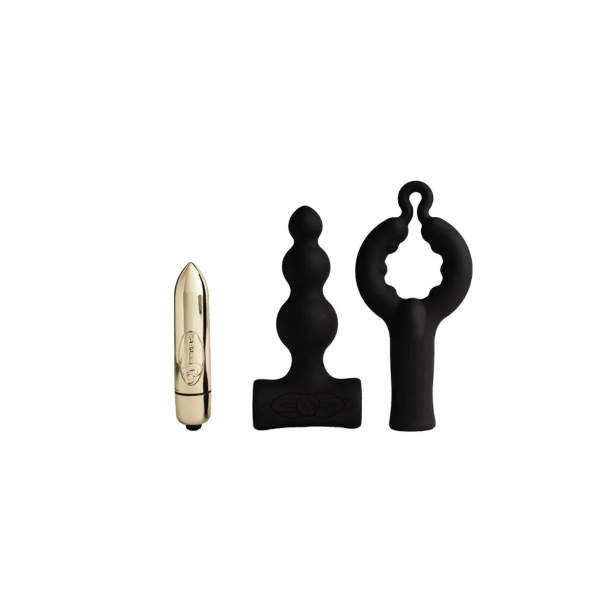 Petite Sensations Bubbles Anal Plug Vibrator Schwarz von Rocks-Off | Fesselliebe.de