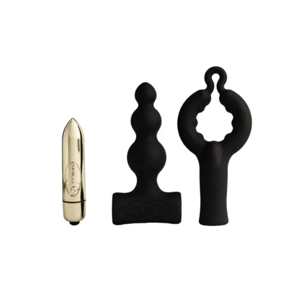 Petite Sensations Bubbles Anal Plug Vibrator Schwarz von Rocks-Off | Fesselliebe.de