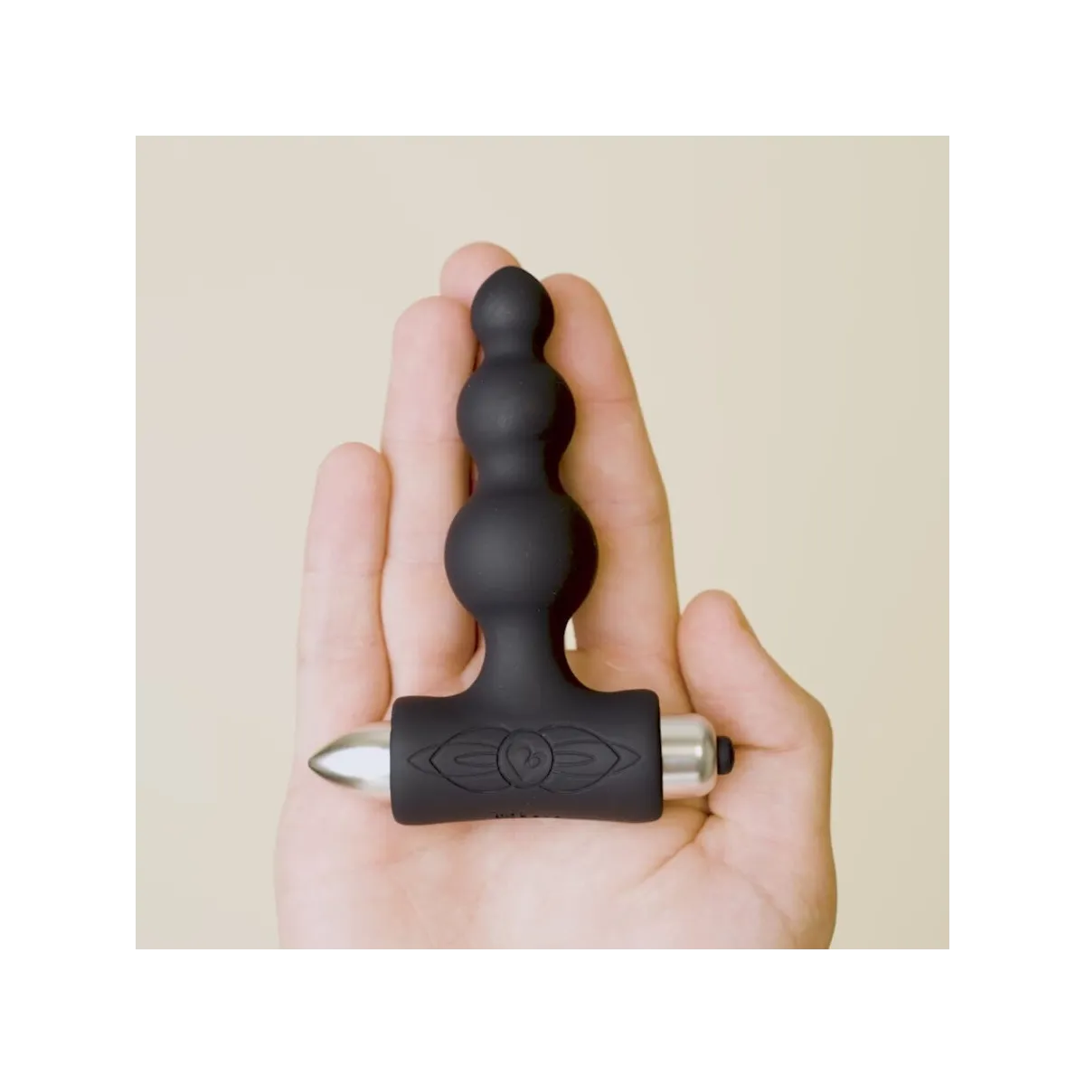 Petite Sensations Bubbles Anal Plug Vibrator Schwarz von Rocks-Off | Fesselliebe.de