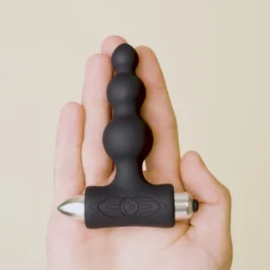 Petite Sensations Bubbles Anal Plug Vibrator Schwarz von Rocks-Off