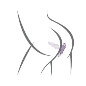 Petite Sensations Bubbles Anal Plug Vibrator Schwarz von Rocks-Off