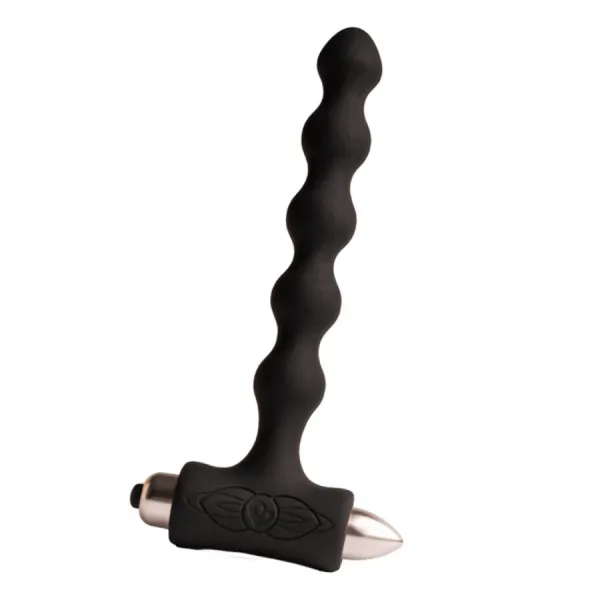 Petite Sensations Pearls Anal Plug Vibrator Schwarz von Rocks-Off | Fesselliebe.de