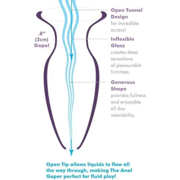 Anal-Gaper-Dilator für anfnger, Kristallgrösse S von Anal Fantasy Elite Collection | Fesselliebe.de