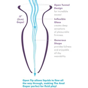 Anal-Gaper-Dilator für anfnger, Kristallgrösse S von Anal Fantasy Elite Collection