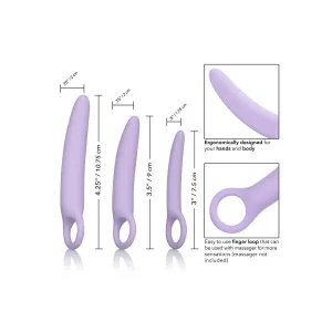 Dr, Laura Berman Alena Set mit 3 Silikon-Dilatatoren von Calexotics