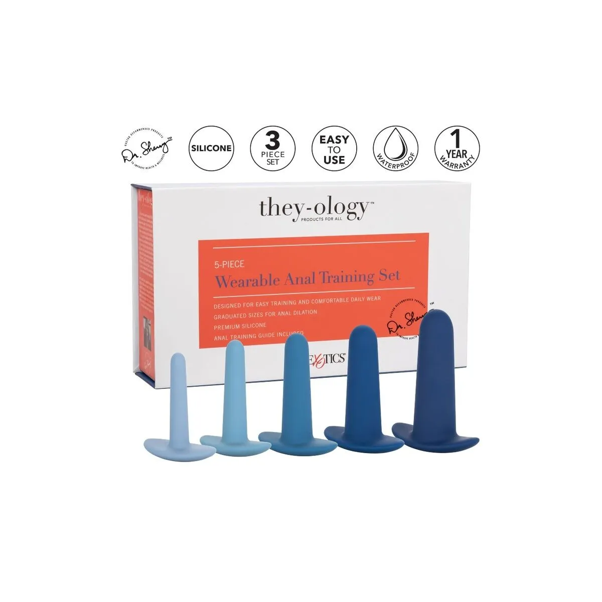 Tragbares Anal-Trainingsset 5 Teilig von Calexotics | Fesselliebe.de