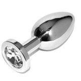 Analplug Diamant Transparent Klein 5,71 cm von Metal Hard | Fesselliebe.de